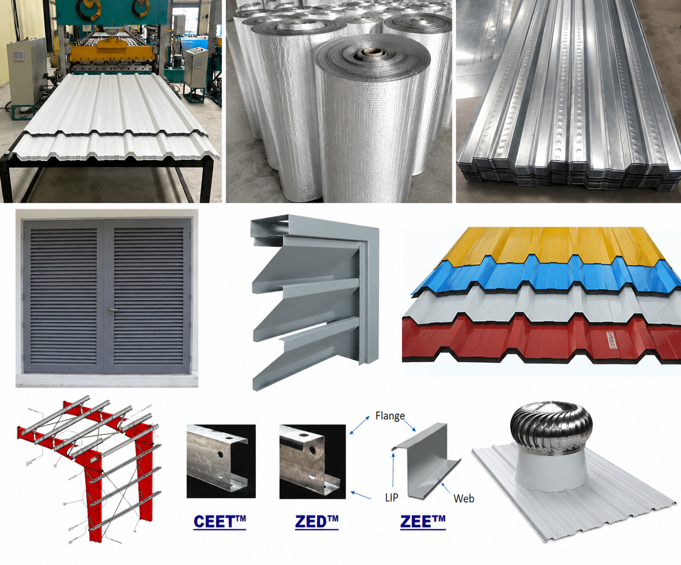 Roof Sheet Fabrication & Supply Project